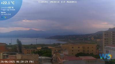 immagine della webcam nei dintorni di Ciminna: webcam Termini Imerese
