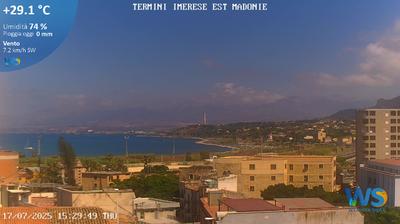 immagine della webcam nei dintorni di Castellana Sicula: webcam Termini Imerese