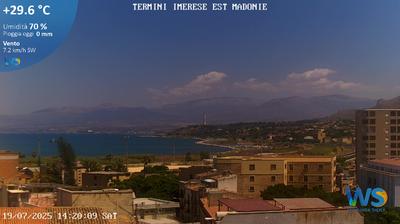 immagine della webcam nei dintorni di Bagheria: webcam Termini Imerese