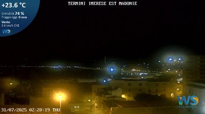 immagine della webcam nei dintorni di Piano Battaglia: webcam Termini Imerese