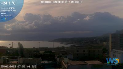 immagine della webcam nei dintorni di Ciminna: webcam Termini Imerese