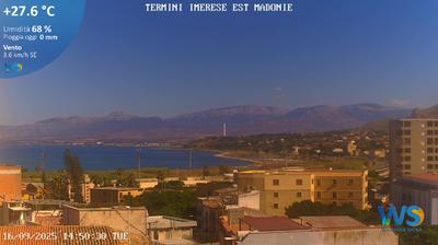 immagine della webcam nei dintorni di Bagheria: webcam Termini Imerese