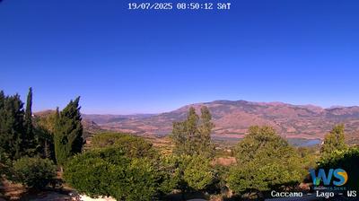immagine della webcam nei dintorni di Bagheria: webcam Caccamo
