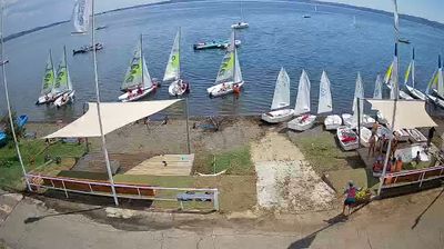 immagine della webcam nei dintorni di Marina di San Nicola: webcam Trevignano Romano