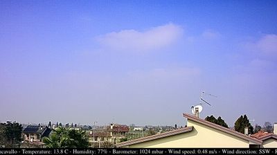 immagine della webcam nei dintorni di Lignano Sabbiadoro: webcam Casarsa della Delizia