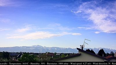 immagine della webcam nei dintorni di Maniago: webcam Casarsa della Delizia