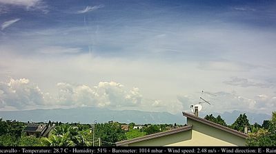 immagine della webcam nei dintorni di San Michele al Tagliamento: webcam Casarsa della Delizia
