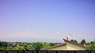immagine della webcam nei dintorni di Pinzano al Tagliamento: webcam Casarsa della Delizia