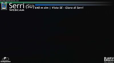 immagine della webcam nei dintorni di Sant'Andrea Frius: webcam Serri