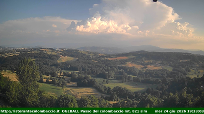 immagine della webcam nei dintorni di Castelvetro di Modena: webcam Serramazzoni
