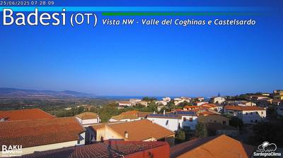 immagine della webcam nei dintorni di Trinità d'Agultu e Vignola: webcam Badesi