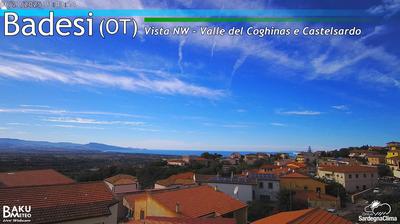 immagine della webcam nei dintorni di Trinità d'Agultu e Vignola: webcam Badesi