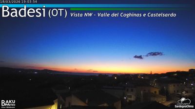 immagine della webcam nei dintorni di Trinità d'Agultu e Vignola: webcam Badesi