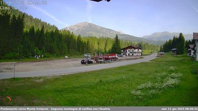 immagine della webcam nei dintorni di Ampezzo: webcam San Pietro di Cadore