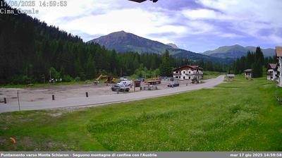 immagine della webcam nei dintorni di Monte Elmo: webcam San Pietro di Cadore