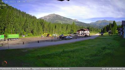 immagine della webcam nei dintorni di Cima Sappada: webcam San Pietro di Cadore