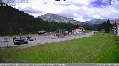 immagine della webcam nei dintorni di Monte Elmo: webcam San Pietro di Cadore