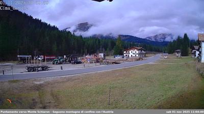 immagine della webcam nei dintorni di Monte Zoncolan: webcam San Pietro di Cadore
