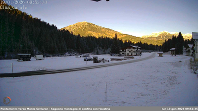 immagine della webcam nei dintorni di Lorenzago di Cadore: webcam San Pietro di Cadore