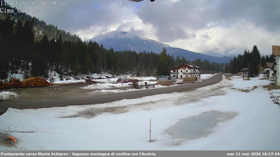 immagine della webcam nei dintorni di Lorenzago di Cadore: webcam San Pietro di Cadore
