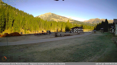 immagine della webcam nei dintorni di Monte Elmo: webcam San Pietro di Cadore