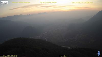 immagine della webcam nei dintorni di Fonzaso: webcam Seren del Grappa
