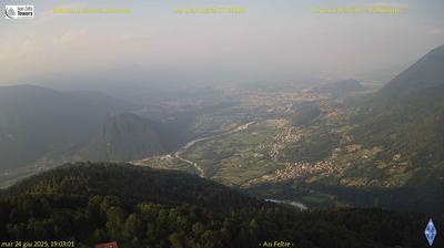 immagine della webcam nei dintorni di San Gregorio nelle Alpi: webcam Seren del Grappa