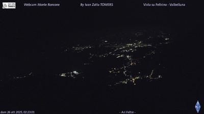 immagine della webcam nei dintorni di Castello Tesino: webcam Seren del Grappa