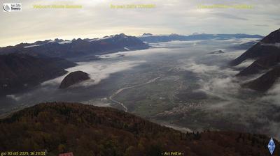 immagine della webcam nei dintorni di Monte Avena: webcam Seren del Grappa