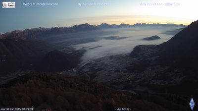 immagine della webcam nei dintorni di Pedavena: webcam Seren del Grappa