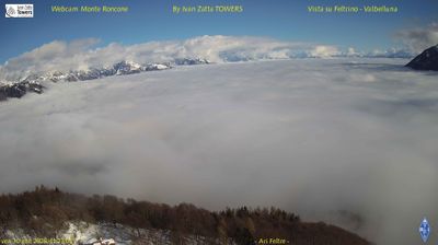 immagine della webcam nei dintorni di Passo Brocon: webcam Seren del Grappa