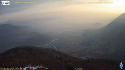 immagine della webcam nei dintorni di Feltre: webcam Seren del Grappa