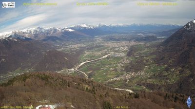 immagine della webcam nei dintorni di San Gregorio nelle Alpi: webcam Seren del Grappa