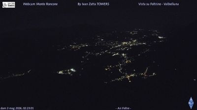 immagine della webcam nei dintorni di Passo Brocon: webcam Seren del Grappa