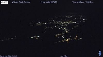 immagine della webcam nei dintorni di San Gregorio nelle Alpi: webcam Seren del Grappa