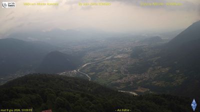 immagine della webcam nei dintorni di Valdobbiadene: webcam Seren del Grappa