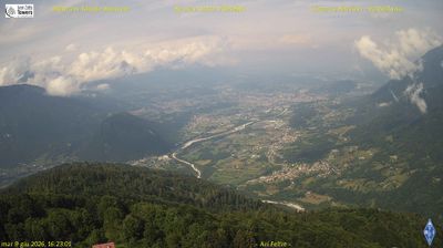 immagine della webcam nei dintorni di Valdobbiadene: webcam Seren del Grappa