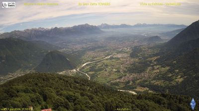 immagine della webcam nei dintorni di Valdobbiadene: webcam Seren del Grappa