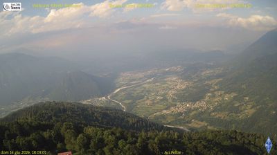 immagine della webcam nei dintorni di Pedavena: webcam Seren del Grappa