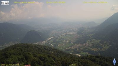 immagine della webcam nei dintorni di San Gregorio nelle Alpi: webcam Seren del Grappa