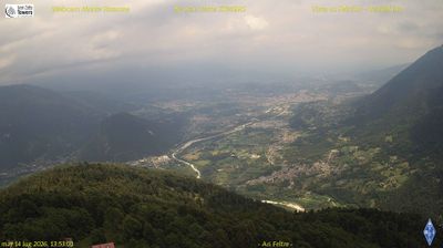 immagine della webcam nei dintorni di Borso del Grappa: webcam Seren del Grappa