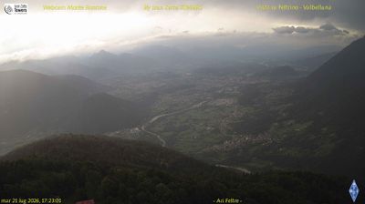 immagine della webcam nei dintorni di Castello Tesino: webcam Seren del Grappa