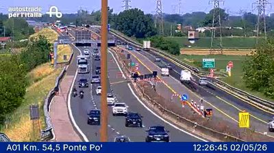 immagine della webcam nei dintorni di Sant'Angelo Lodigiano: webcam San Rocco al Porto