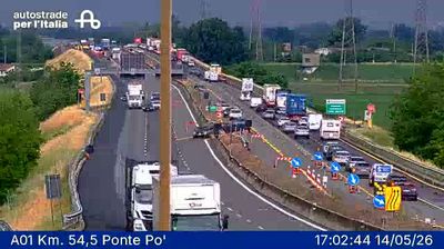 immagine della webcam nei dintorni di Sant'Angelo Lodigiano: webcam San Rocco al Porto