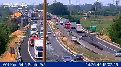 immagine della webcam nei dintorni di Salsomaggiore Terme: webcam San Rocco al Porto