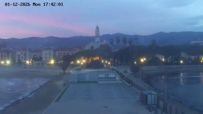 immagine della webcam nei dintorni di Capo Mele: webcam Diano Marina