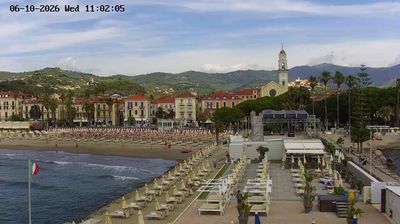 immagine della webcam nei dintorni di Costarainera: webcam Diano Marina