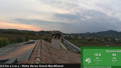 immagine della webcam nei dintorni di Lago Santa Croce (alto): webcam Vittorio Veneto