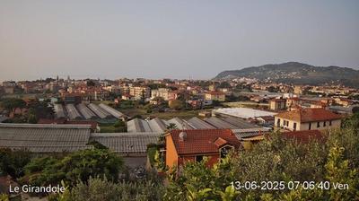 immagine della webcam nei dintorni di Pieve di Teco: webcam Diano Castello