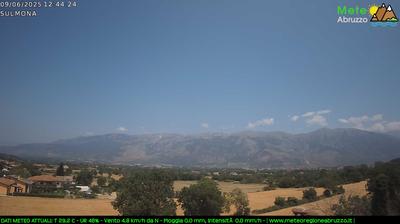 immagine della webcam nei dintorni di Pettorano sul Gizio: webcam Sulmona